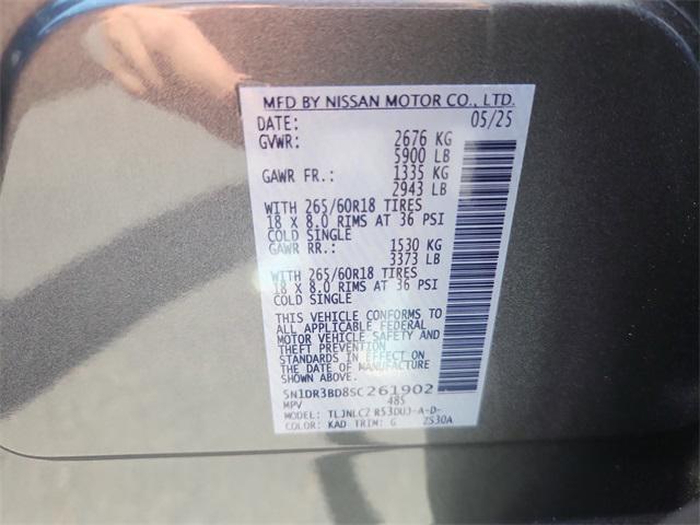 new 2025 Nissan Pathfinder car, priced at $42,725