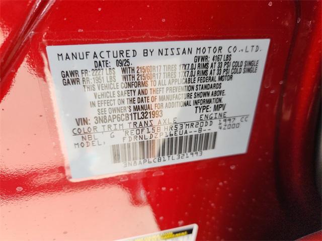 new 2026 Nissan Kicks car, priced at $26,595