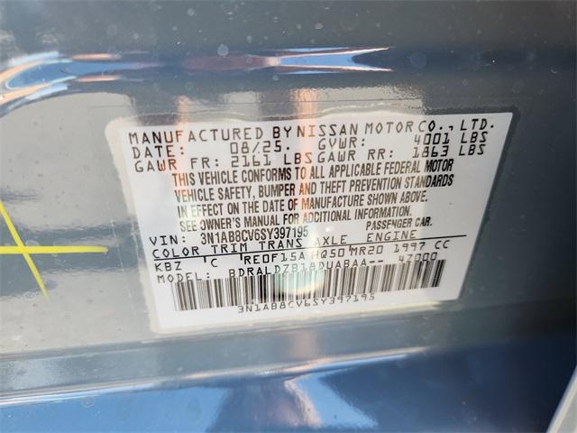 new 2025 Nissan Sentra car, priced at $25,541