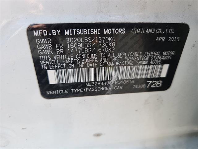 used 2015 Mitsubishi Mirage car, priced at $6,999
