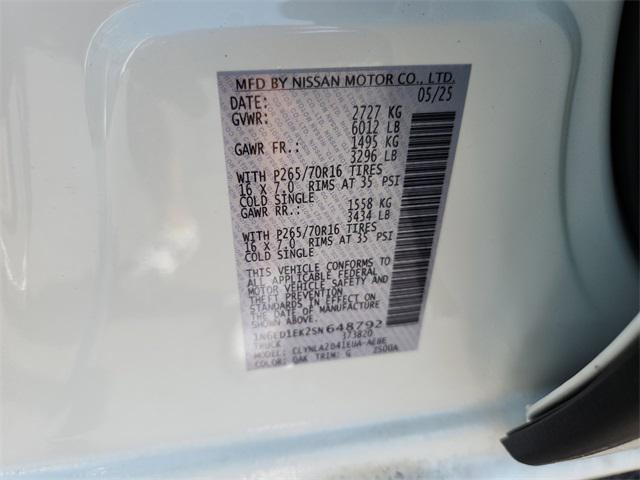 new 2025 Nissan Frontier car, priced at $33,634