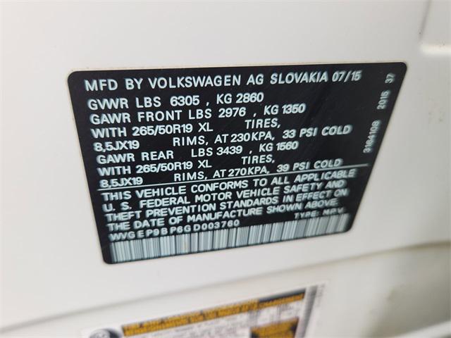 used 2016 Volkswagen Touareg car, priced at $19,095