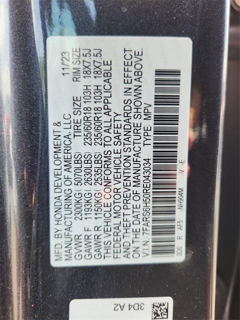 used 2024 Honda CR-V Hybrid car, priced at $35,334