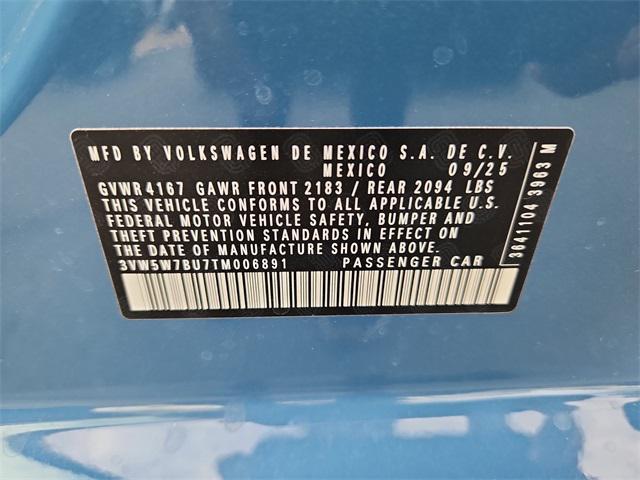 new 2026 Volkswagen Jetta car, priced at $24,502