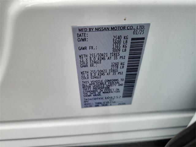 new 2025 Nissan Murano car, priced at $50,287