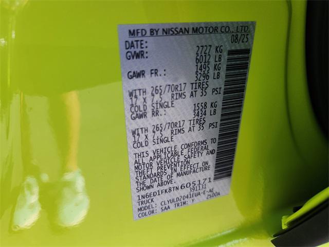 new 2026 Nissan Frontier car, priced at $47,520