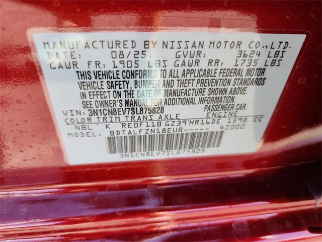new 2025 Nissan Versa car, priced at $21,435