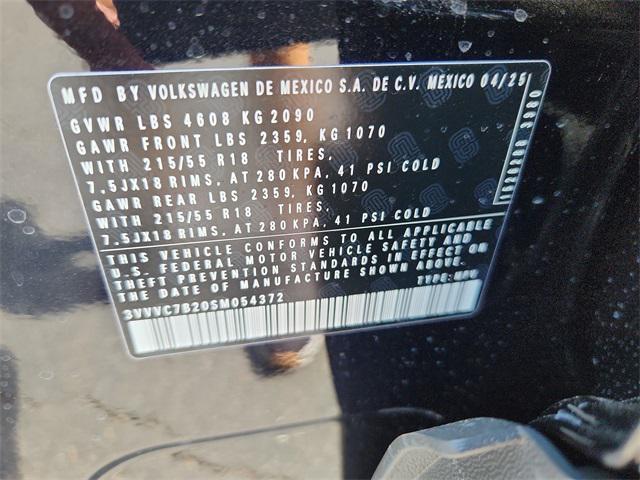 new 2025 Volkswagen Taos car, priced at $29,174