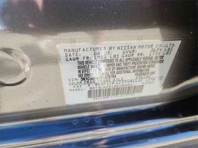 new 2025 Nissan Versa car, priced at $21,719
