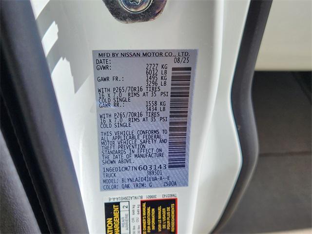 new 2026 Nissan Frontier car, priced at $35,340