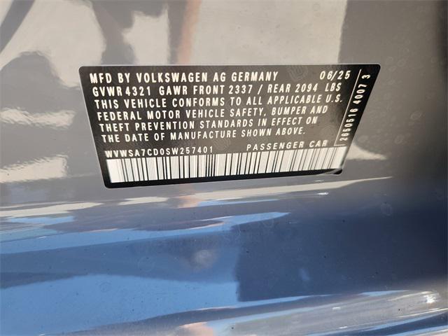 new 2025 Volkswagen Golf GTI car, priced at $37,969