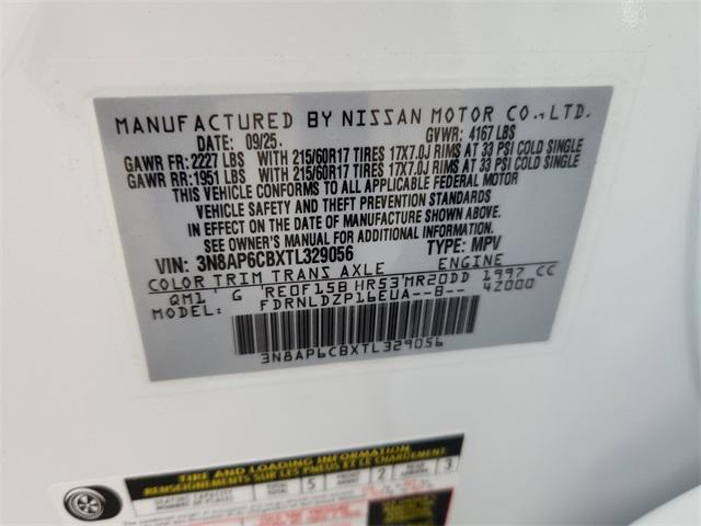 new 2026 Nissan Kicks car, priced at $26,195