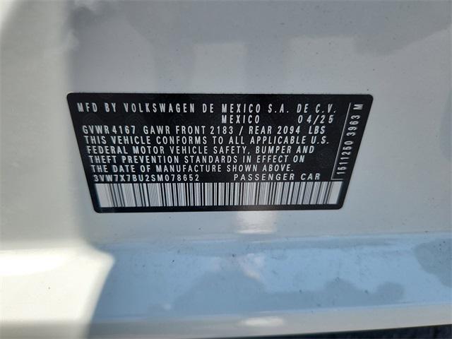 new 2025 Volkswagen Jetta car, priced at $27,342