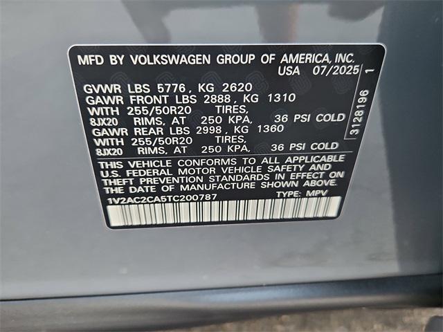 new 2026 Volkswagen Atlas Cross Sport car, priced at $50,856