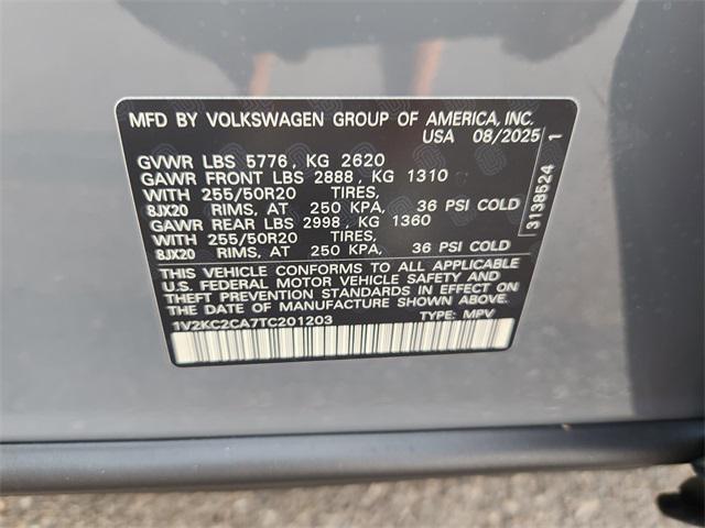 new 2026 Volkswagen Atlas Cross Sport car, priced at $46,447