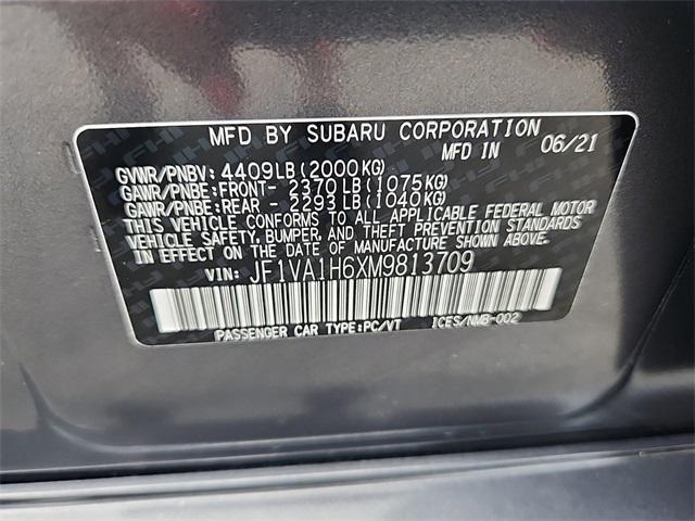 used 2021 Subaru WRX car, priced at $28,790