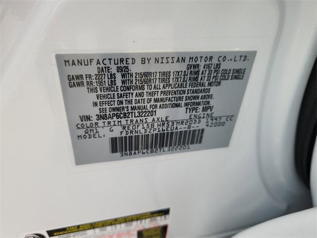 new 2026 Nissan Kicks car, priced at $26,431