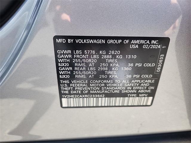new 2024 Volkswagen Atlas Cross Sport car, priced at $41,112