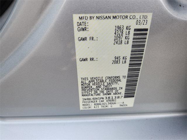 used 2023 Nissan Altima car, priced at $23,920