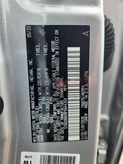 used 2023 Toyota Highlander car, priced at $37,363