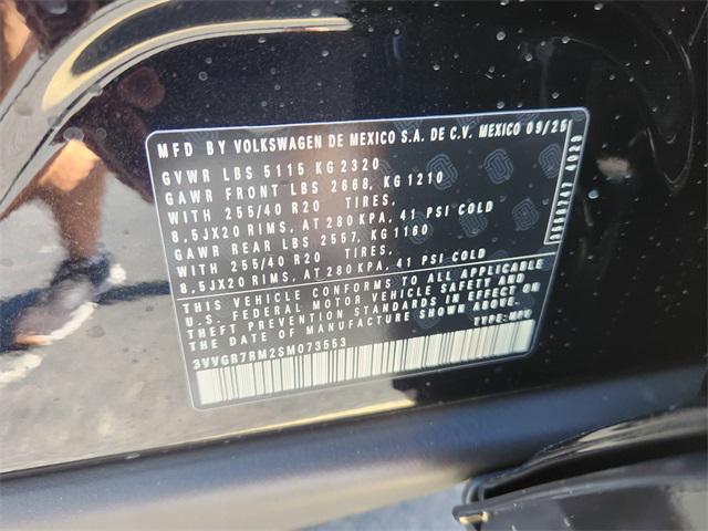 new 2025 Volkswagen Tiguan car, priced at $36,717