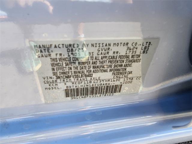 new 2025 Nissan Versa car, priced at $22,119