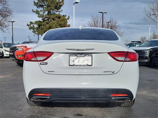 used 2015 Chrysler 200 car, priced at $11,994