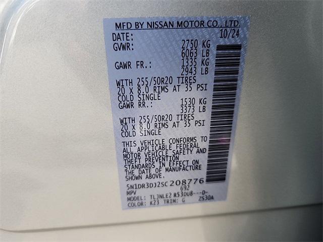 new 2025 Nissan Pathfinder car, priced at $49,723
