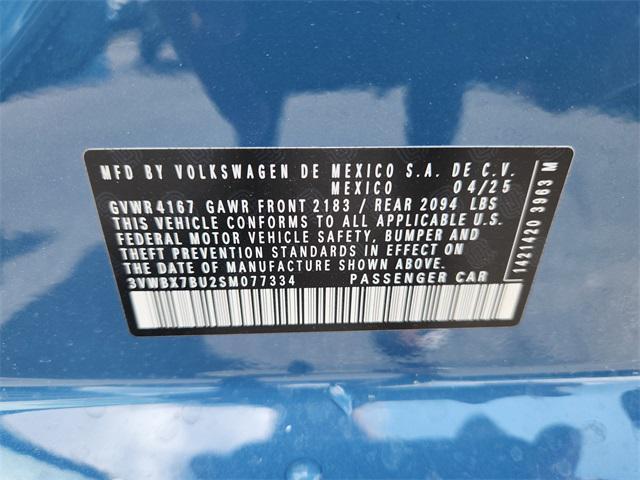 new 2025 Volkswagen Jetta car, priced at $25,343
