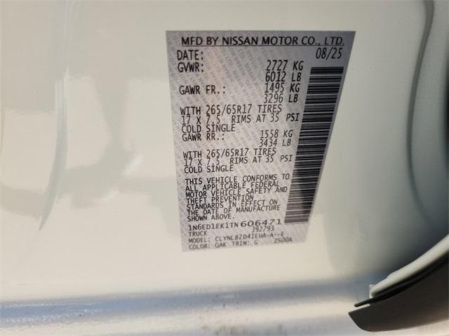 new 2026 Nissan Frontier car, priced at $40,915