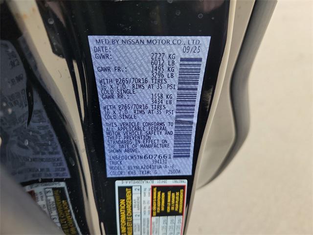 new 2026 Nissan Frontier car, priced at $35,340