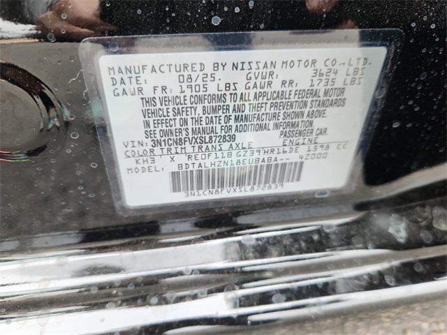 new 2025 Nissan Versa car, priced at $21,719