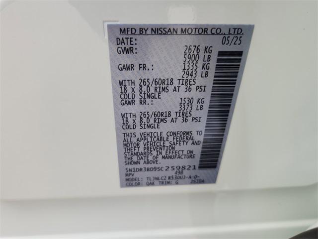 new 2025 Nissan Pathfinder car, priced at $38,338