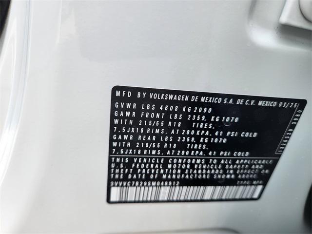 new 2025 Volkswagen Taos car, priced at $31,674