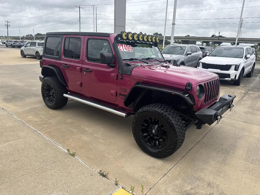 used 2021 Jeep Wrangler Unlimited car, priced at $27,499