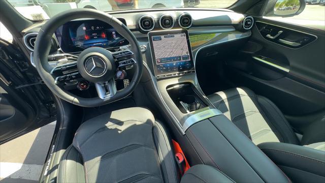 used 2024 Mercedes-Benz AMG C 43 car, priced at $59,995