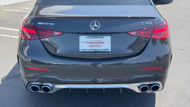 used 2024 Mercedes-Benz AMG C 43 car, priced at $59,995