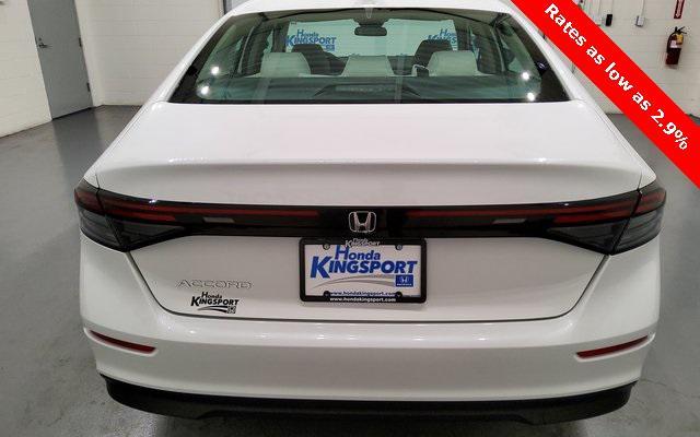 new 2025 Honda Accord car, priced at $29,845