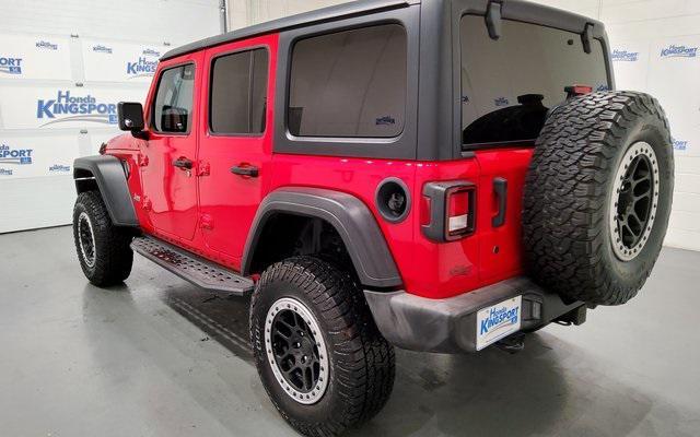 used 2018 Jeep Wrangler Unlimited car, priced at $24,588