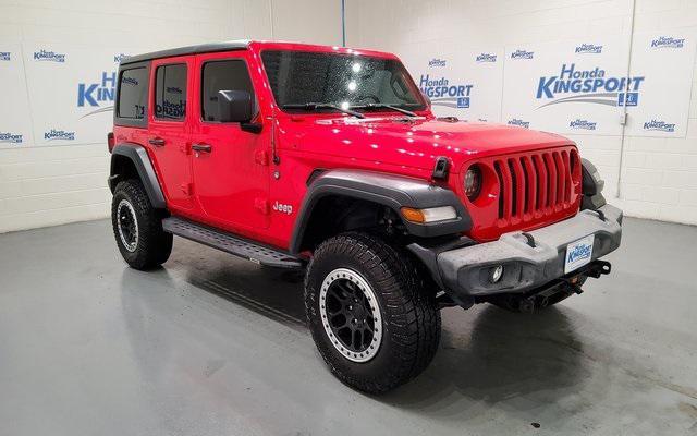 used 2018 Jeep Wrangler Unlimited car, priced at $24,588