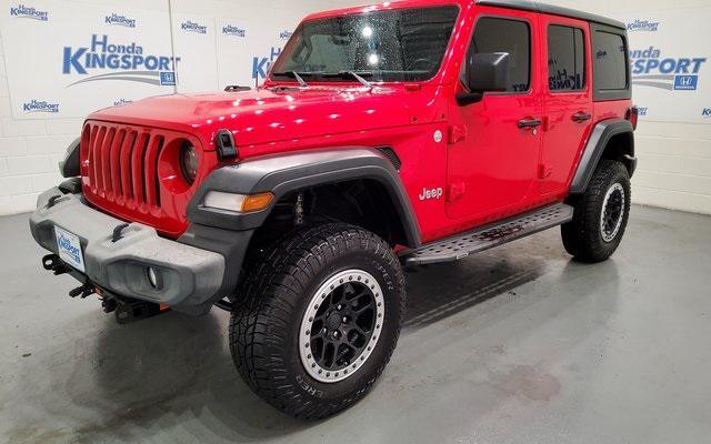 used 2018 Jeep Wrangler Unlimited car, priced at $24,588