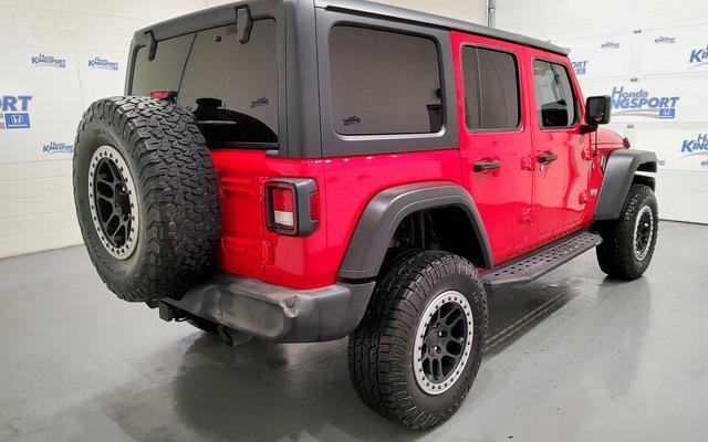 used 2018 Jeep Wrangler Unlimited car, priced at $24,588