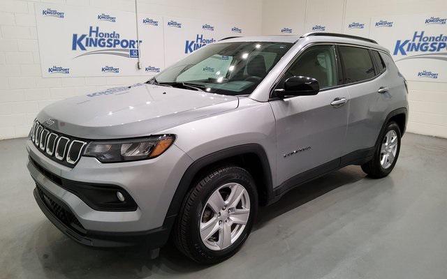 used 2022 Jeep Compass car, priced at $18,088