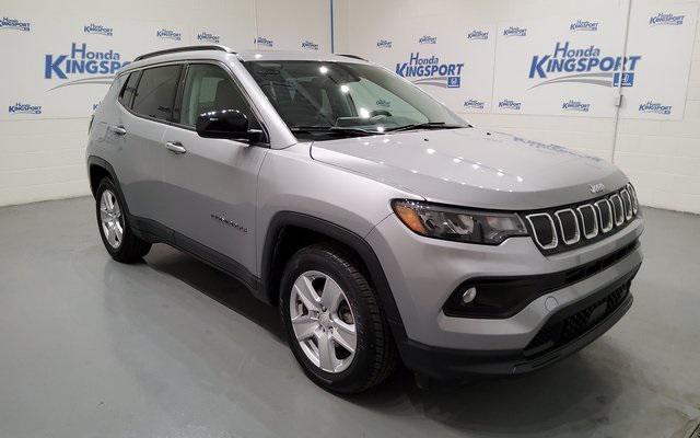 used 2022 Jeep Compass car, priced at $18,088