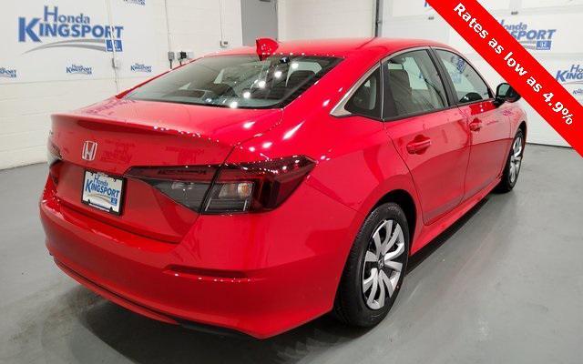 new 2025 Honda Civic car, priced at $25,345