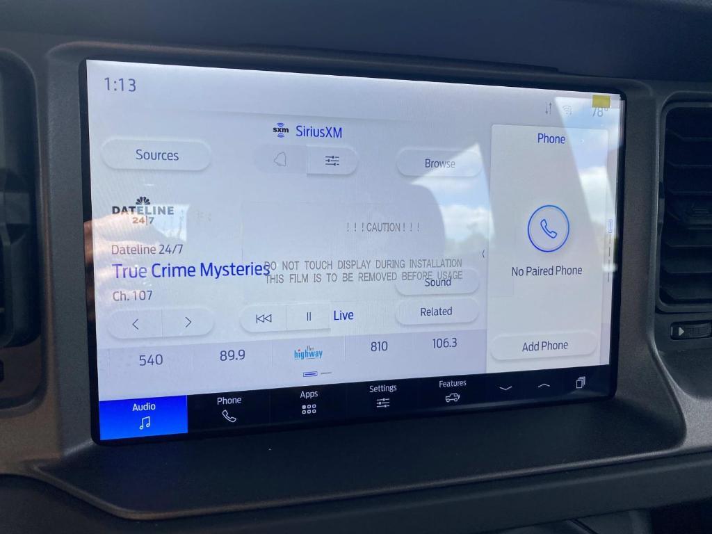 new 2025 Ford Bronco car, priced at $40,445