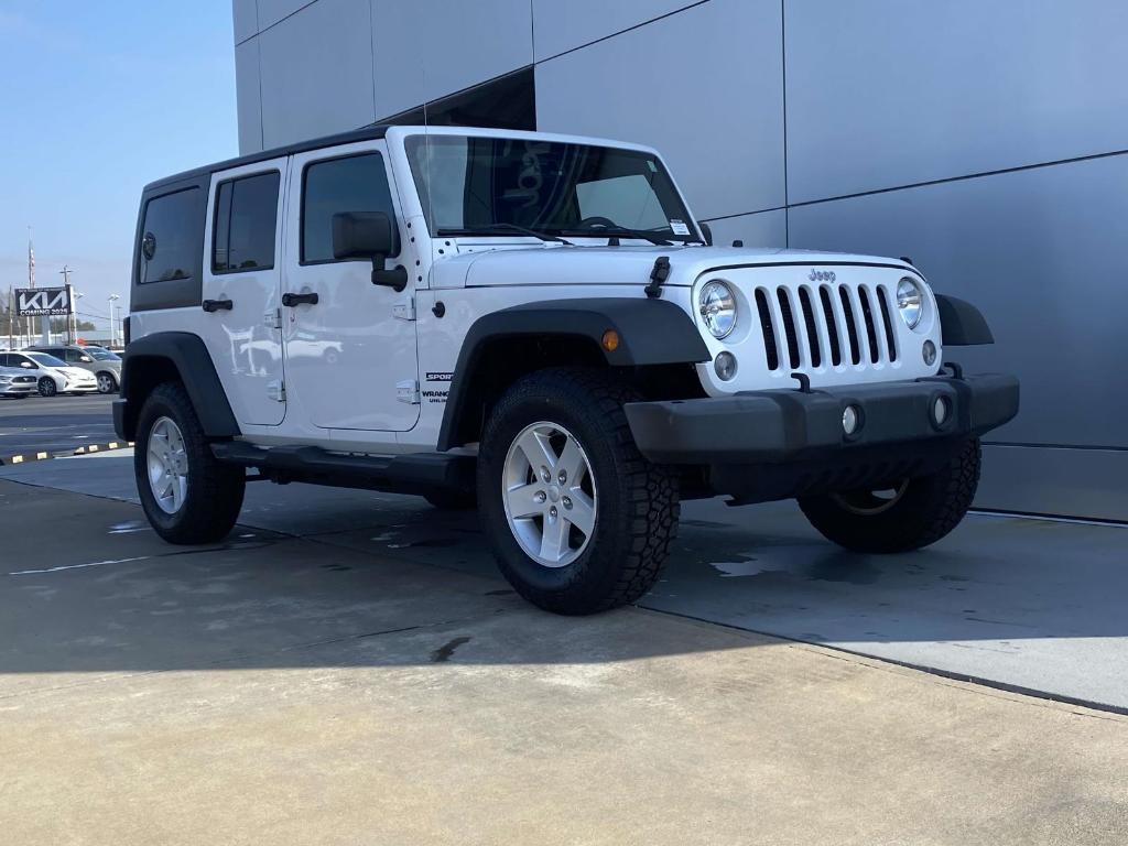 used 2017 Jeep Wrangler Unlimited car, priced at $19,594