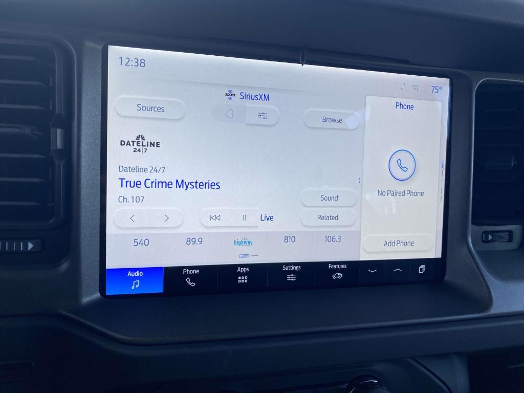 new 2025 Ford Bronco car, priced at $39,285