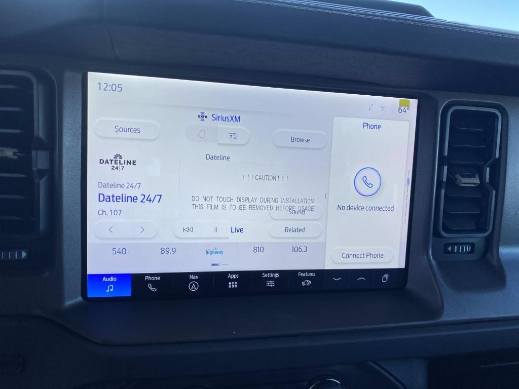 new 2025 Ford Bronco car, priced at $67,590