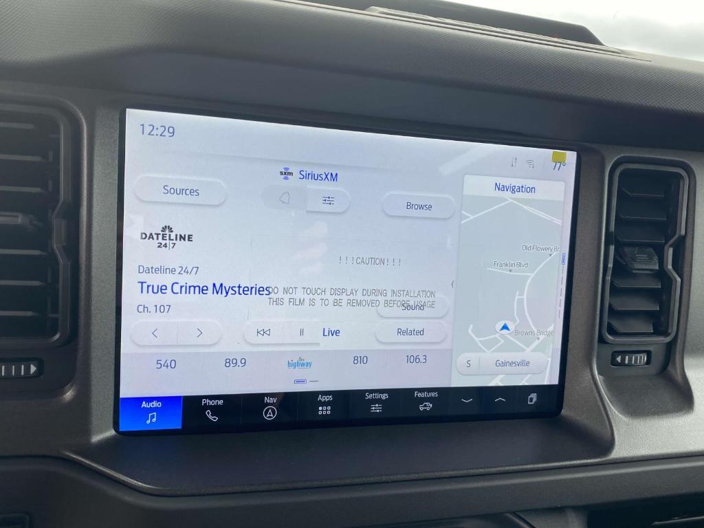 new 2025 Ford Bronco car, priced at $50,595